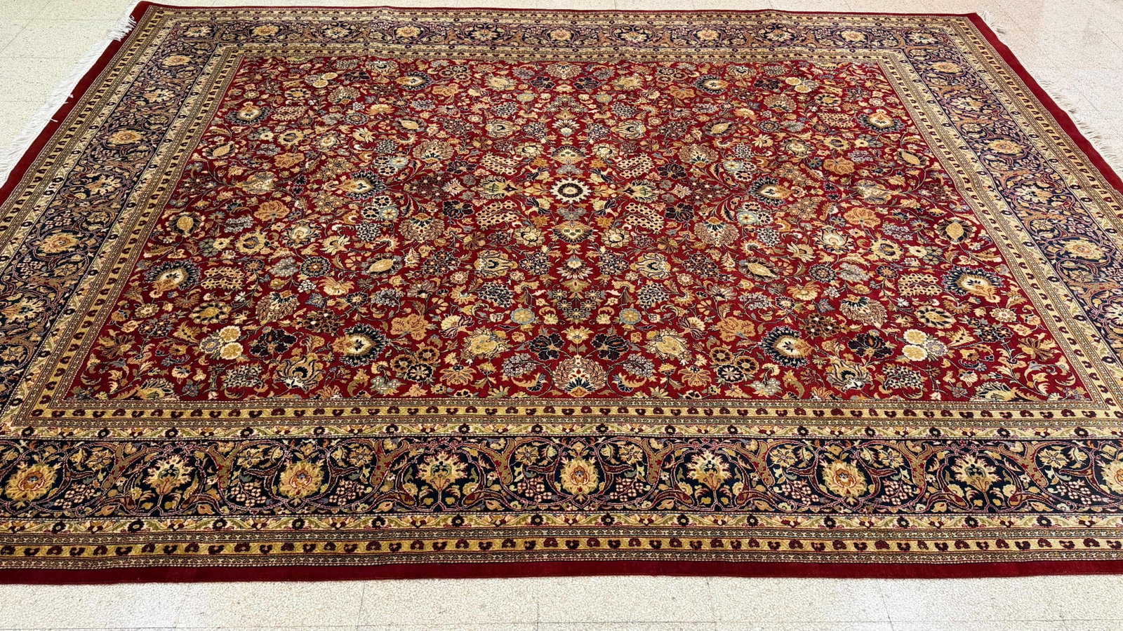 PAKISTANI TABRIZ STYLE RUG - App. 8 ft. x 10 ft.. (1 of 20)