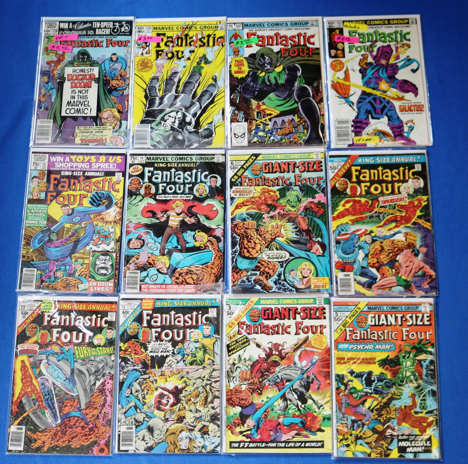 APP. 58 "FANTASTIC FOUR" MARVEL COMICS COMIC BOOKS Mostly 1960s-90s - .: APP. 58 "FANTASTIC FOUR" MARVEL COMICS COMIC BOOKS Mostly 1960s-90s
