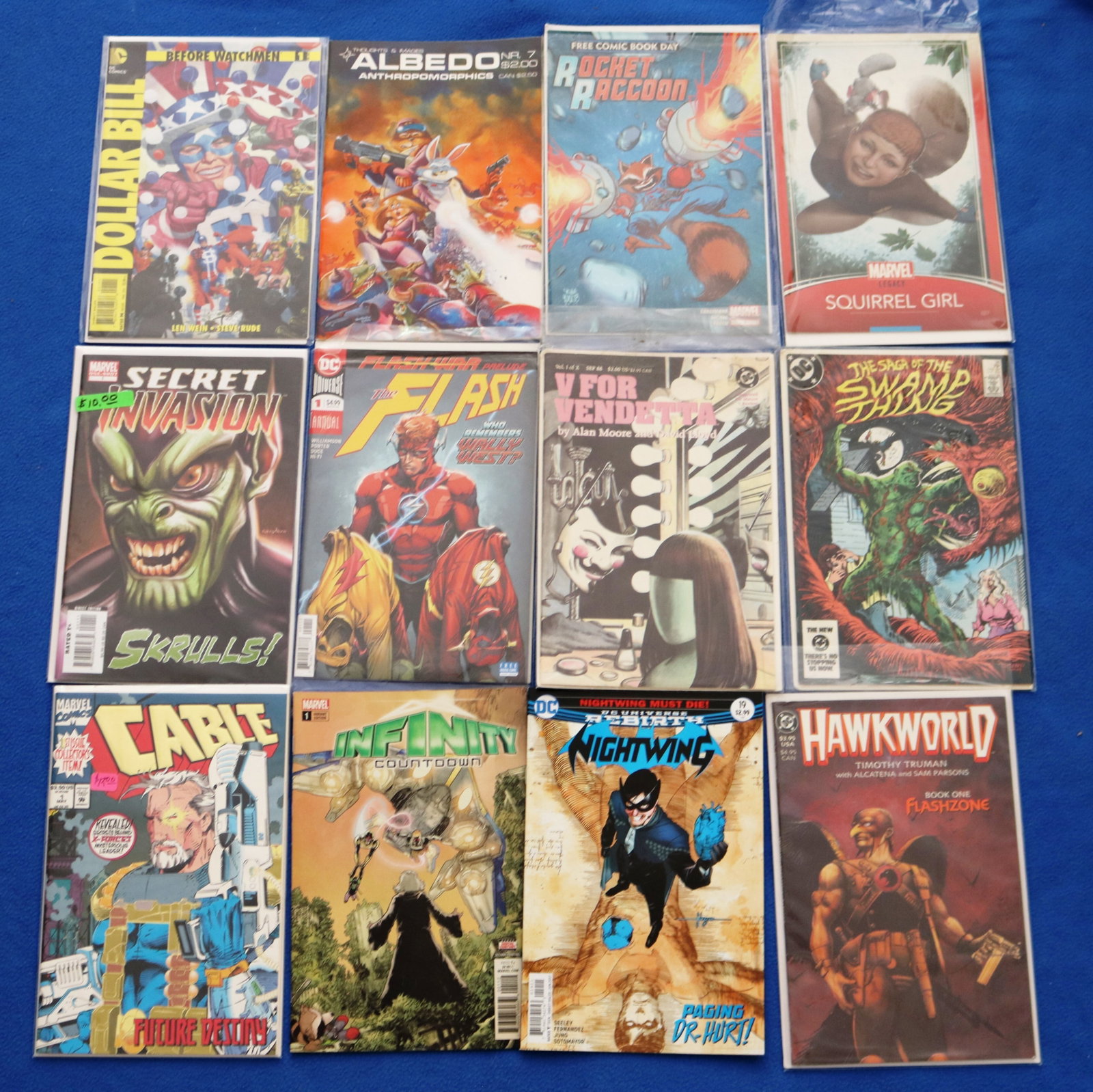 LARGE COLLECTION MARVEL AND DC COMICS COMIC BOOKS AND OTHER TITLES - . (1 of 12)