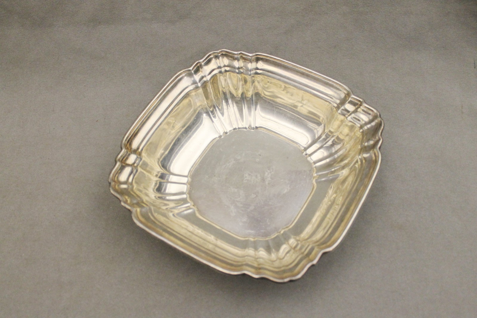 THREE STERLING SILVER TABLE ITEMS - Wt. 37 troy oz.. - 3