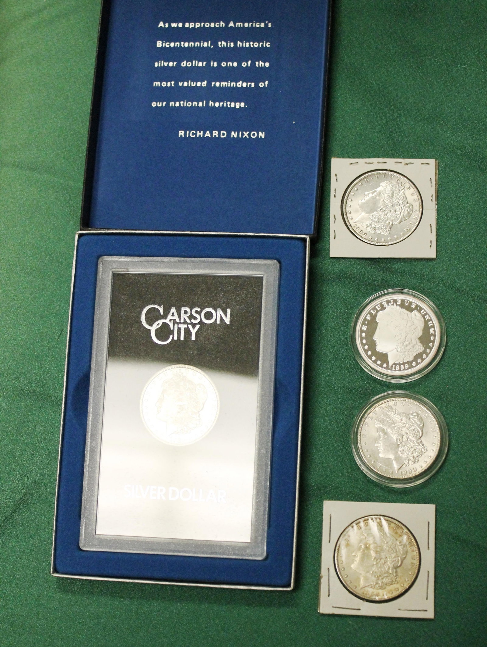 68 U.S MORGAN SILVER DOLLARS - . - 3
