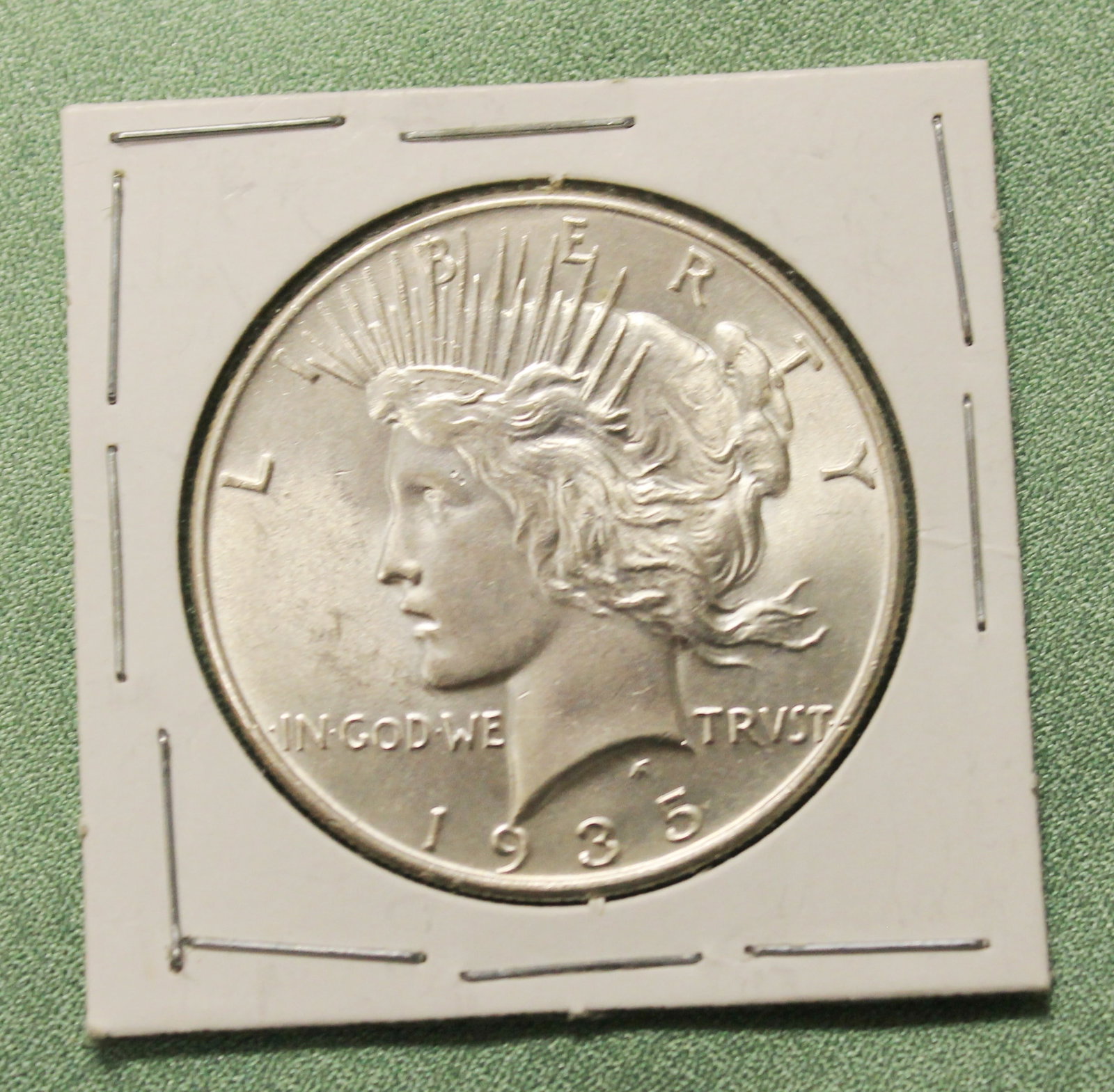 15 U.S. SILVER PEACE DOLLARS - . - 2