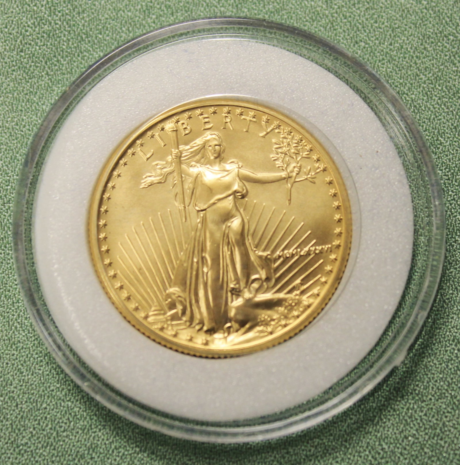 U.S EAGLE/LIBERTY TWENTY-FIVE DOLLAR GOLD COIN, 1986 - .: U.S EAGLE/LIBERTY TWENTY-FIVE DOLLAR GOLD COIN, 1986