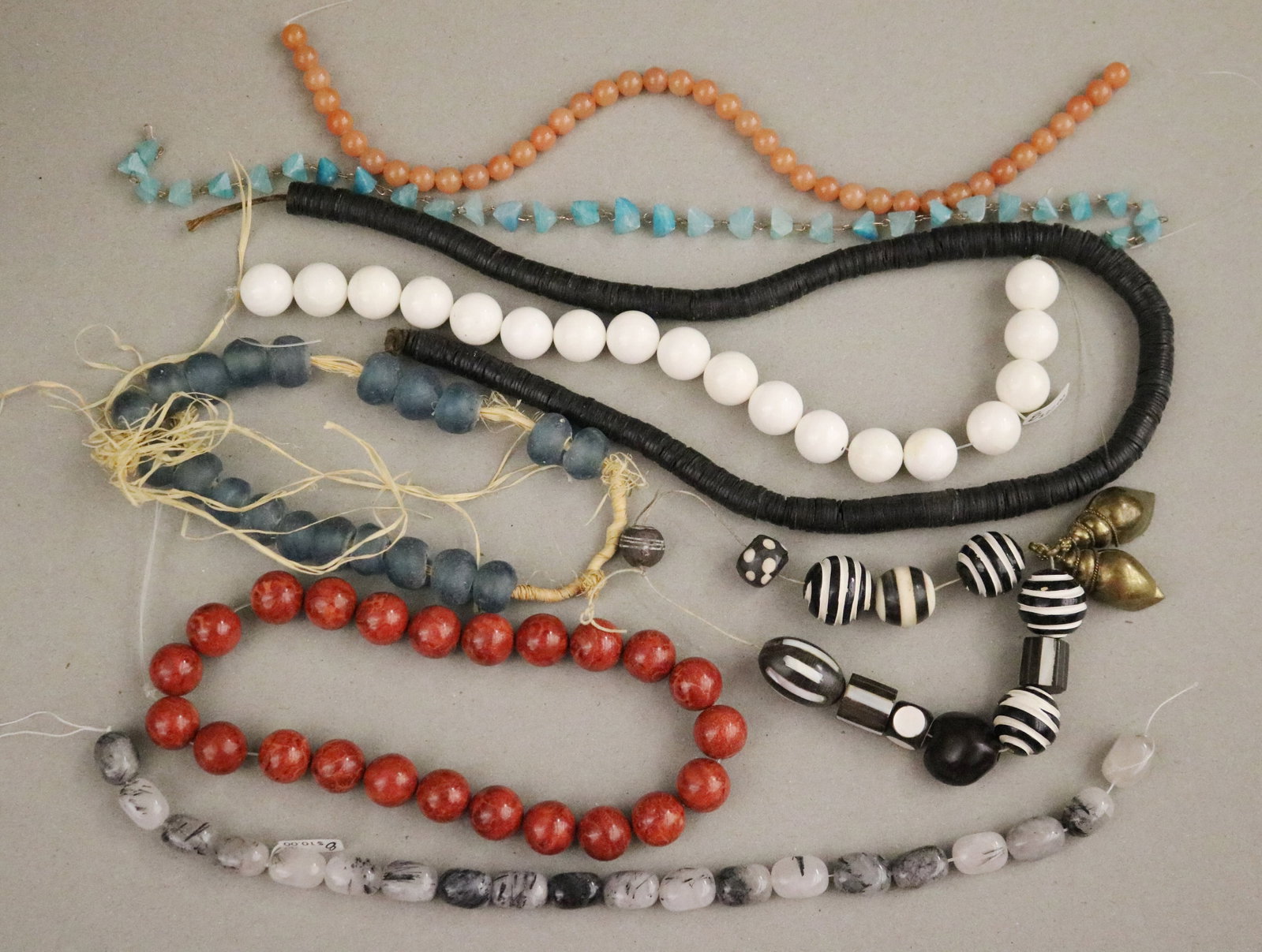 COLLECTION OF BEADING STRANDS, JEWELRY MAKER'S STUDIO - . (1 of 6)