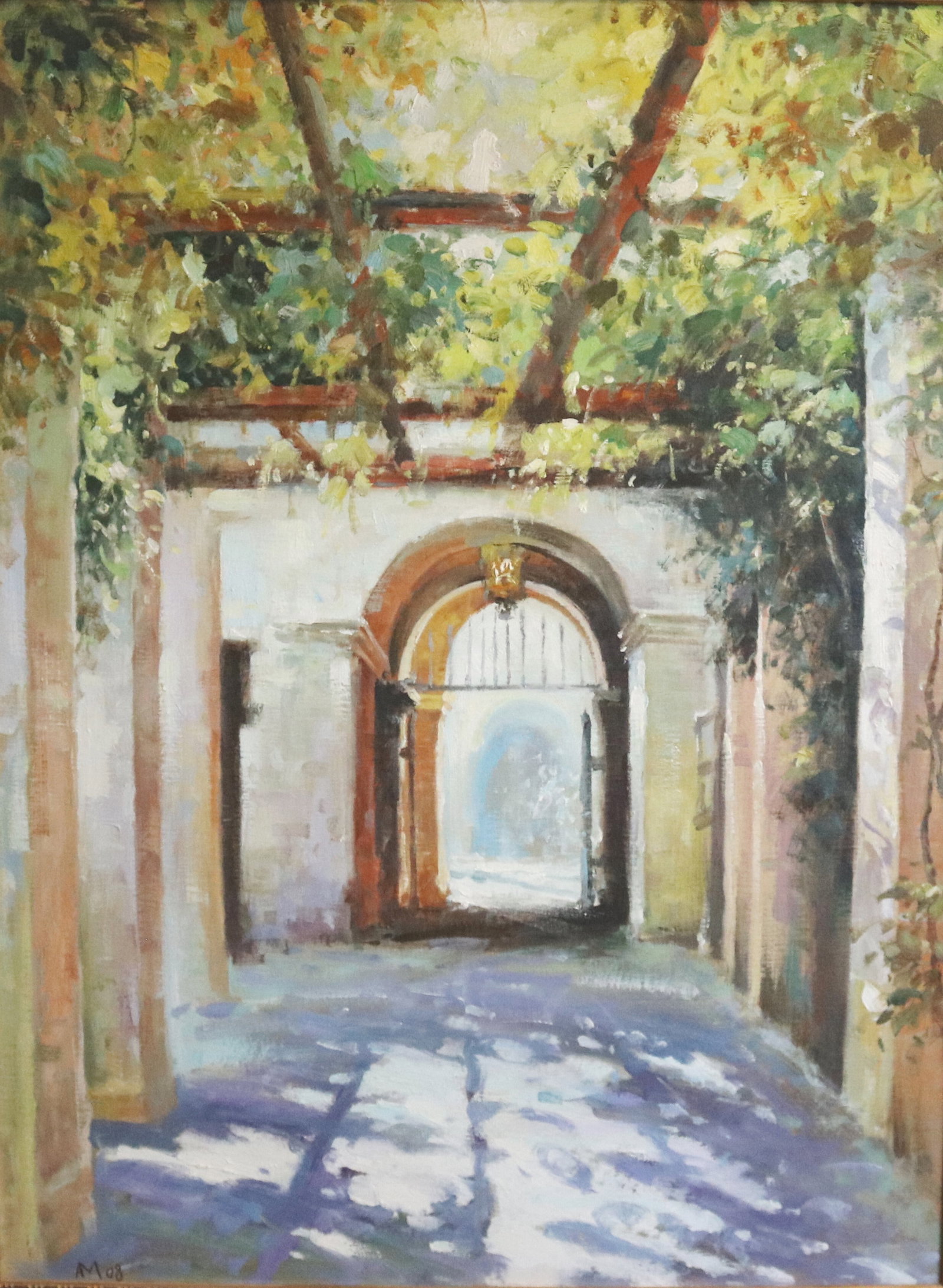 ANDREJ MAKOVSKY (Ukrainian / Russian, 21st century). The Garden Gateway, 2008, Oil on canvas, 40 x (1 of 11)