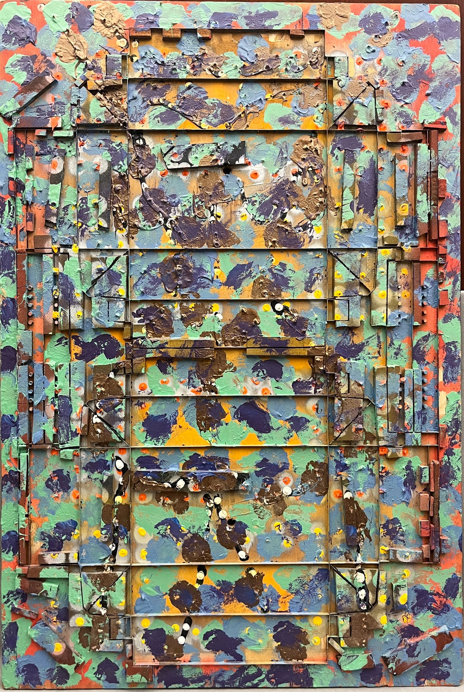 JAMES PARSONS DALGLISH (American, born 1947). Untitled, 1985, Mixed media on board, 40 x 27 inches (1 of 17)