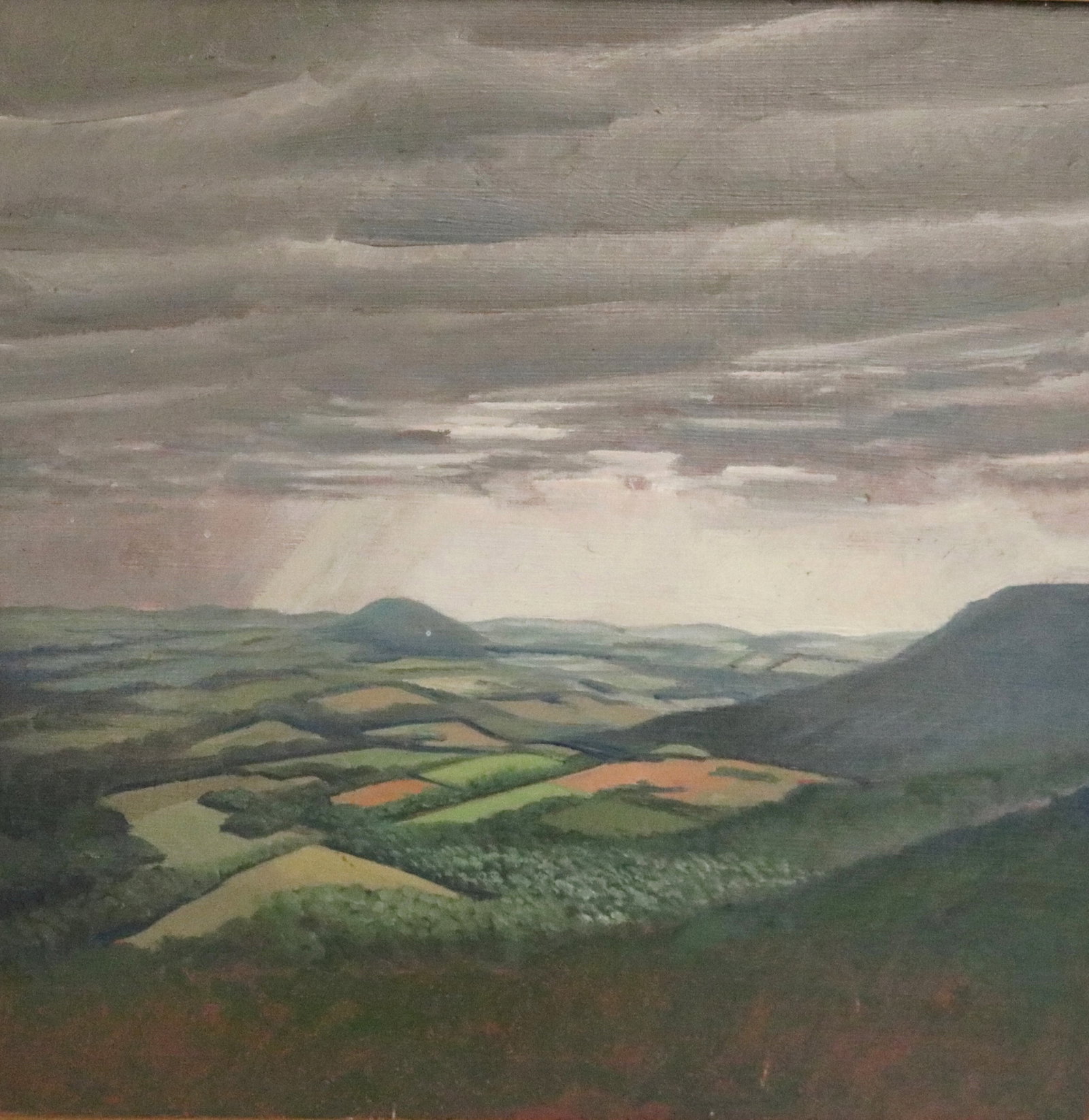 LES REKER (American, 20th century). Hawk Mountain; Afternoon at North Lookout, Oil on panel, 11.5 x (1 of 18)
