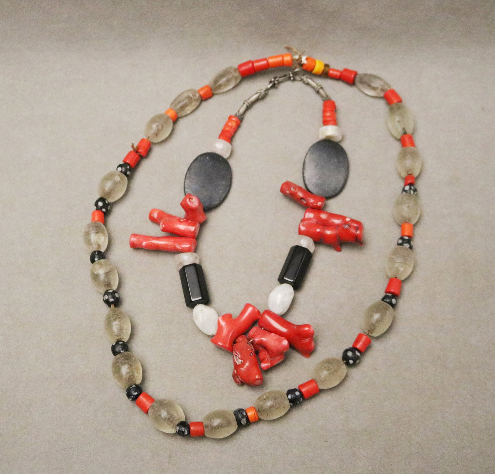 TWO CONTEMPORARY ARTISAN-CRAFTED NECKLACES BY ROSALEE COHEN DAVISONON - . (1 of 7)