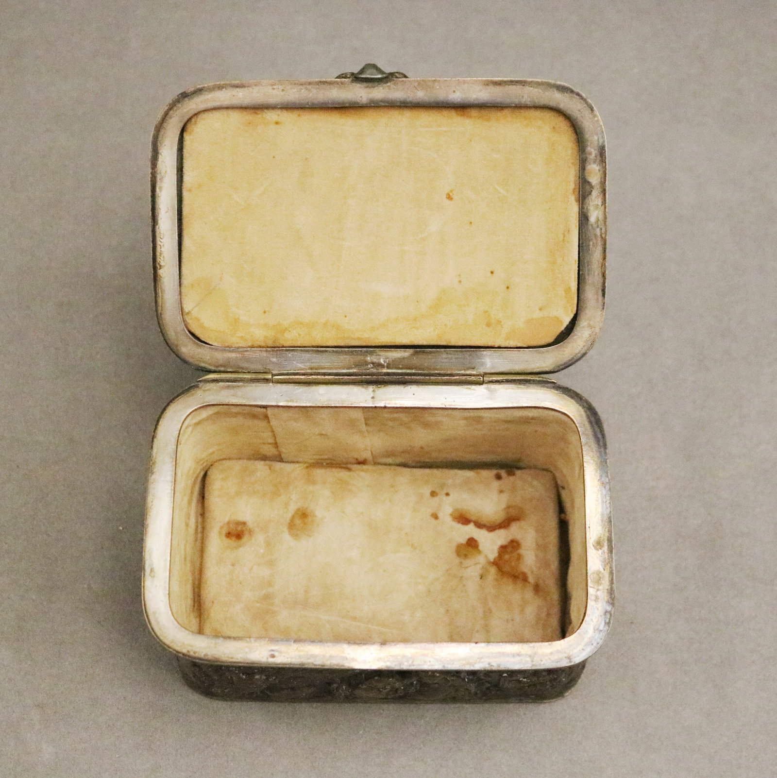 TWO METAL BOXES 19th century - . - 4