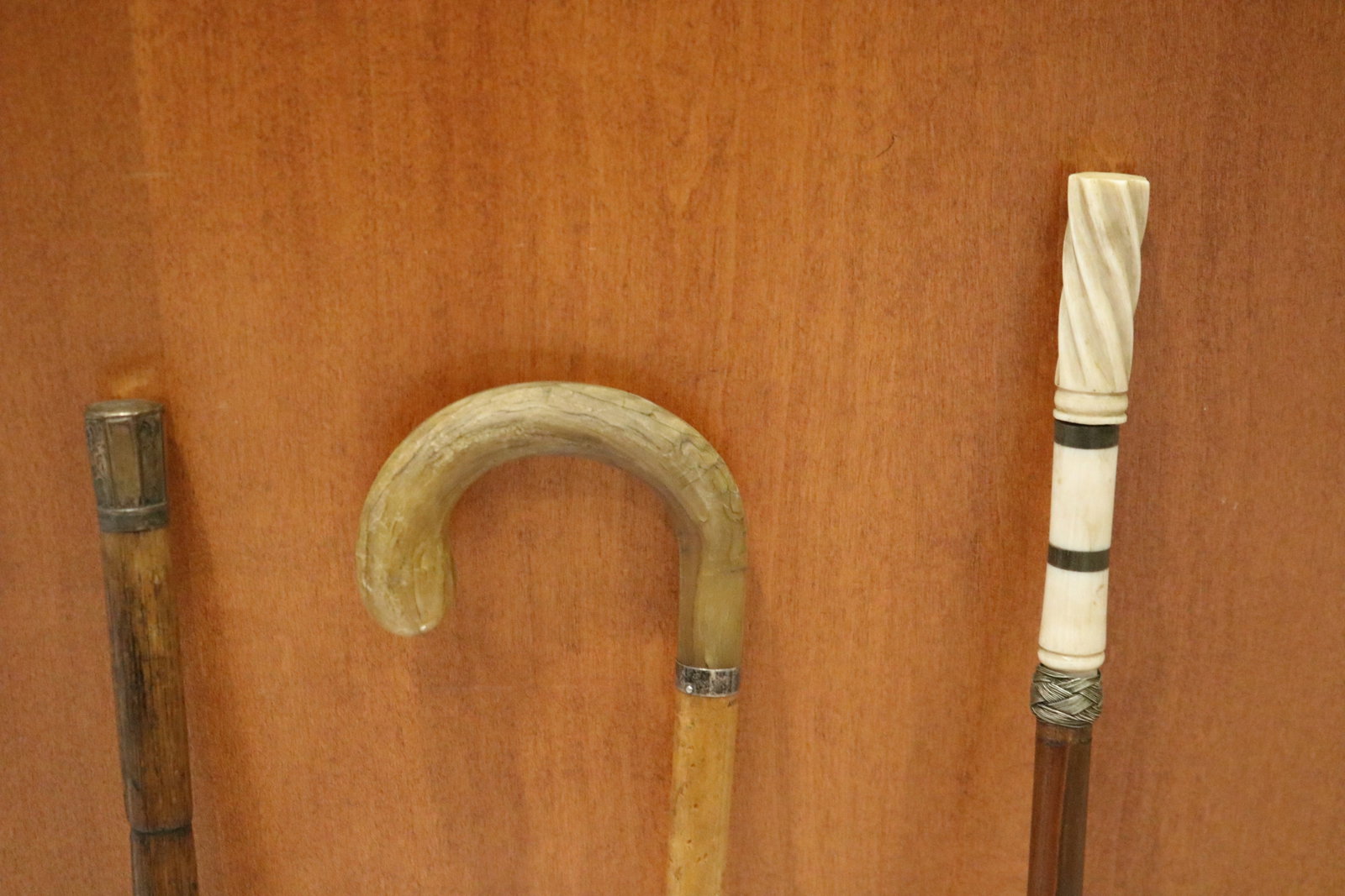 THREE ANTIQUE WALKING STICKS - . - 2