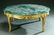 952: A LOUIS XV STYLE MARBLE-TOP COFFEE TABLE, 20th cen