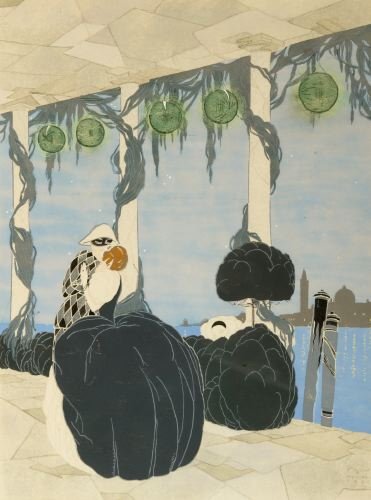 VICTOR NINON (French, 1895-1982). MASQUERADE IN VE
