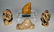 Lot/4 Japanese Carved Figures - 2
