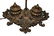 Antique Brass Gilbert Inkwell Lamp - 3