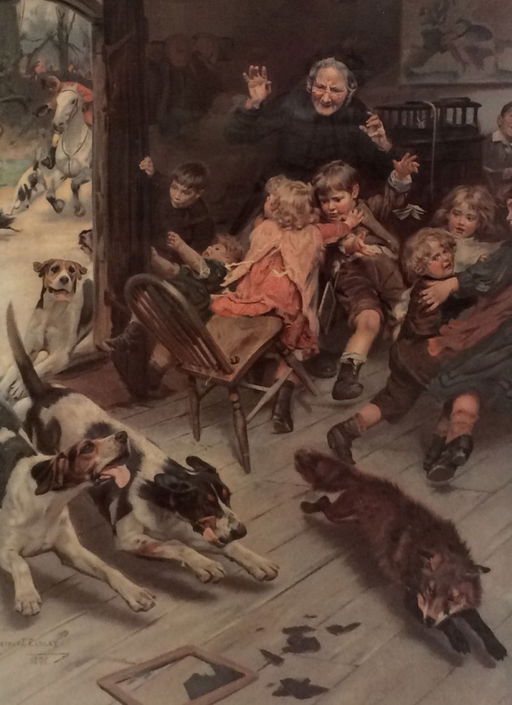 Arthur J Elsley Fox Hound Print May 22 2014 Covington Avenue Auctions In Tx