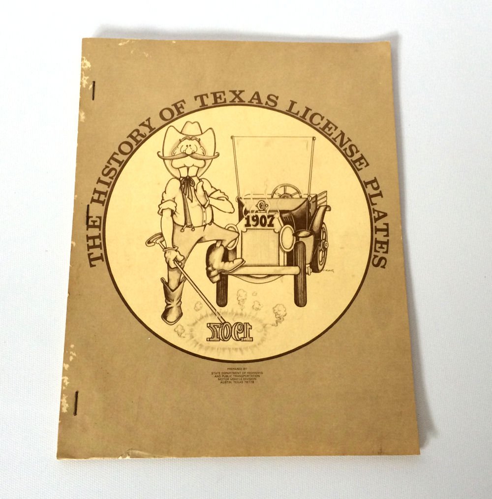 History of Texas License Plates (1 of 3)