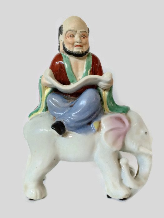 Chinese Figural on Elephant (1 of 6)