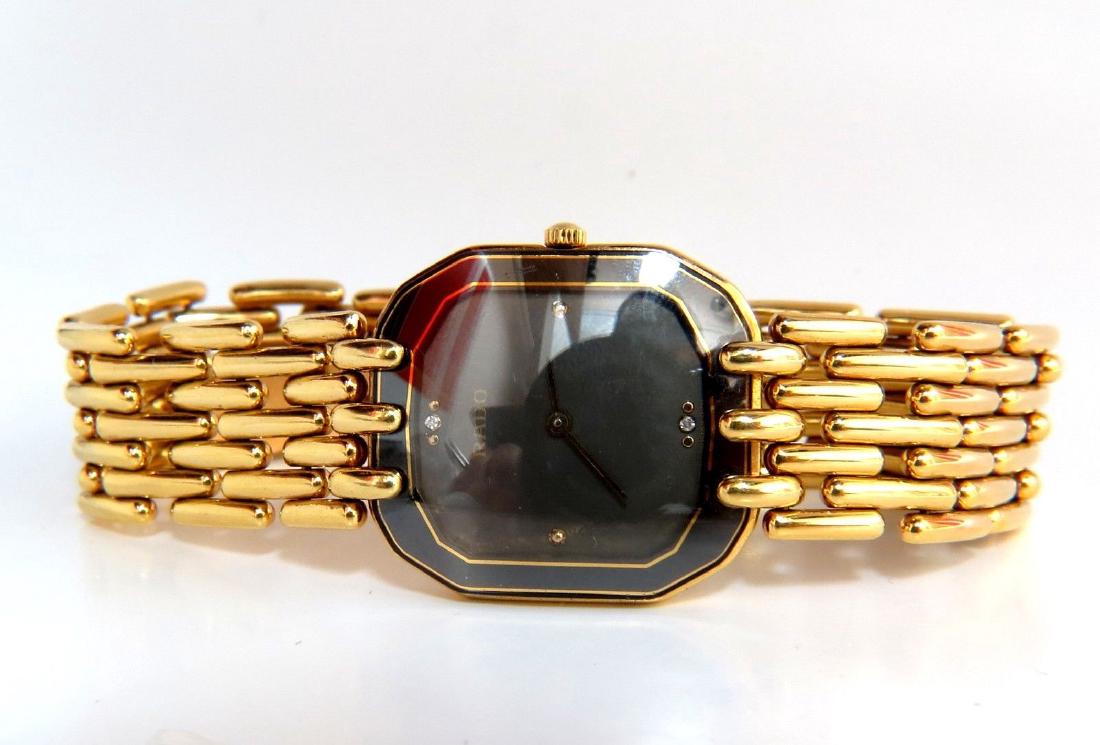 MENS 18KT RADO WATCH 92 GRAMS TESTED & WORKING ORDER (1 of 8)