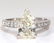 GIA Certified 1.49ct Pear Shape diamond ring .20ct. - 4