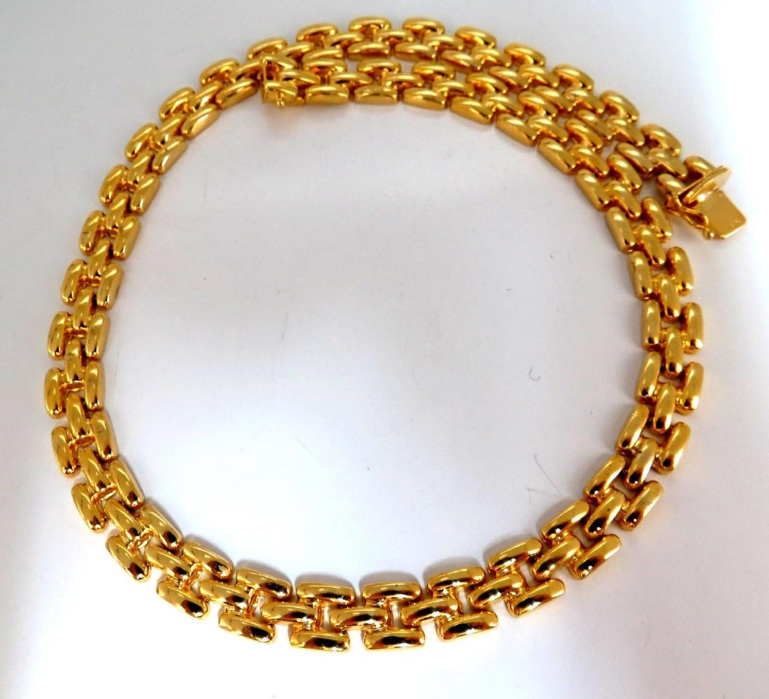 Panther Link Necklace 14 karat (1 of 4)