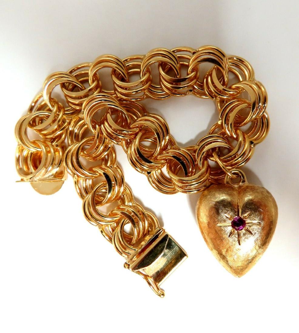 Charm Bracelet Heart 14 Karat (1 of 8)