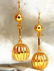 14kt watermelon dangle earrings - 2