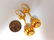 14kt watermelon dangle earrings - 5