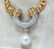 GIA certified Natural White Saltwater Pearl 3.50ct Diam - 2