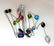 80ct Assorted Gem Line Station Yard Necklace 14 Karat