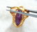 5.00ct Natural Amethyst Seed Pearl Gypsy 14kt Ring - 4