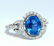 GIA Certified 3.30ct Natural No Heat Sapphire Diamond