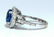 GIA Certified 3.30ct Natural No Heat Sapphire Diamond - 4