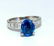 GIA Certified 2.58ct Natural No Heat Sapphire Diamond - 3
