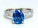 GIA Certified 2.58ct Natural No Heat Sapphire Diamond - 4