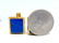 Mens Natural Lapis Lazuli Cufflink Cobalt Blues - 3