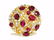 13.20ct NATURAL RED RUBY DIAMOND COCKTAIL CLUSTER - 3