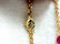 24.70ct Natural Ruby Cross Necklace & Yard 18kt Rosary - 5
