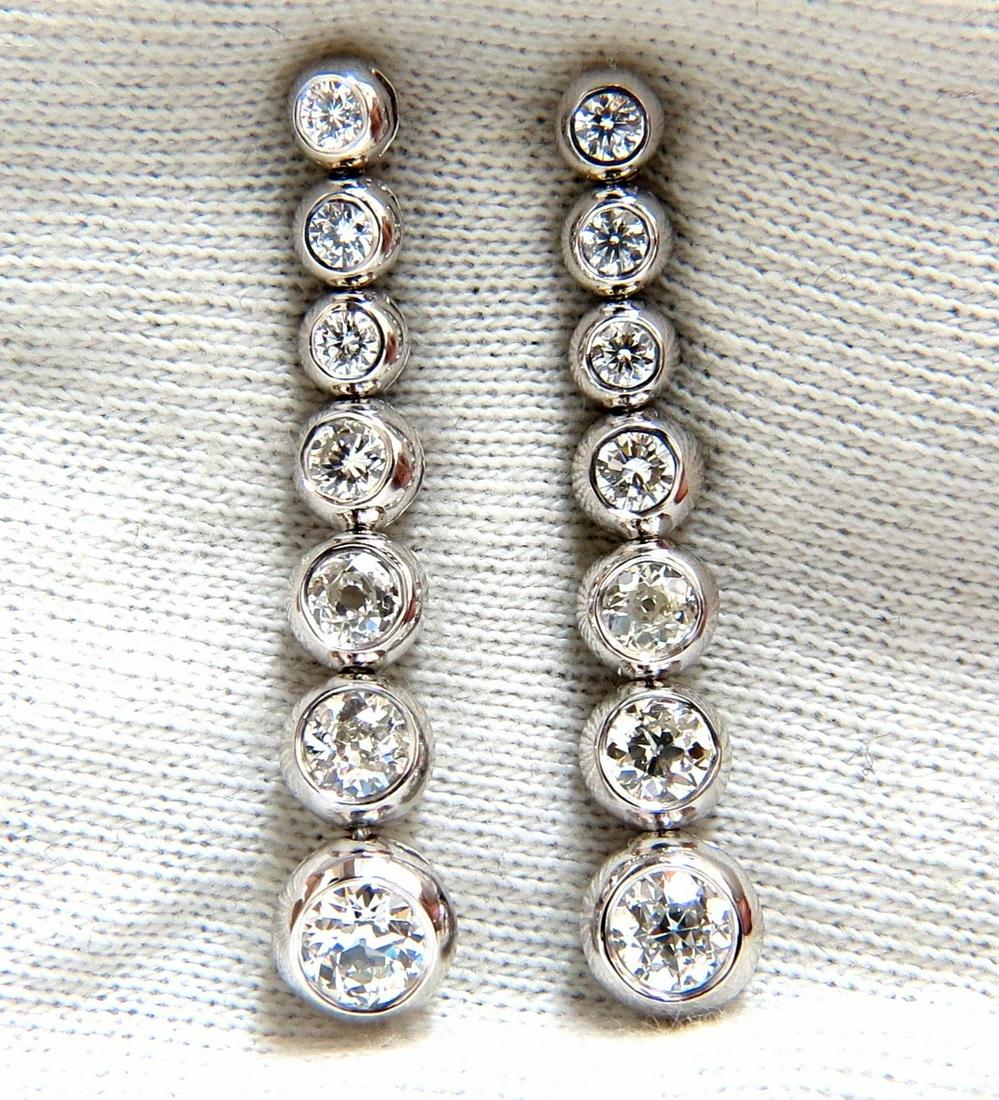 3.03ct Natural round diamonds circular flush bezel (1 of 4)