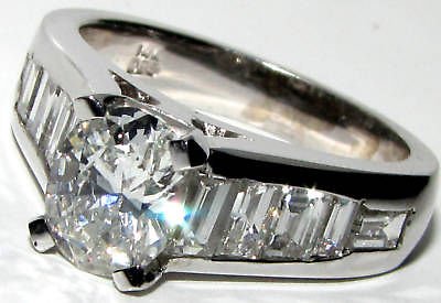 2.32CT OVAL DIAMOND RING NATURAL & BEST MOUNT (1 of 7)