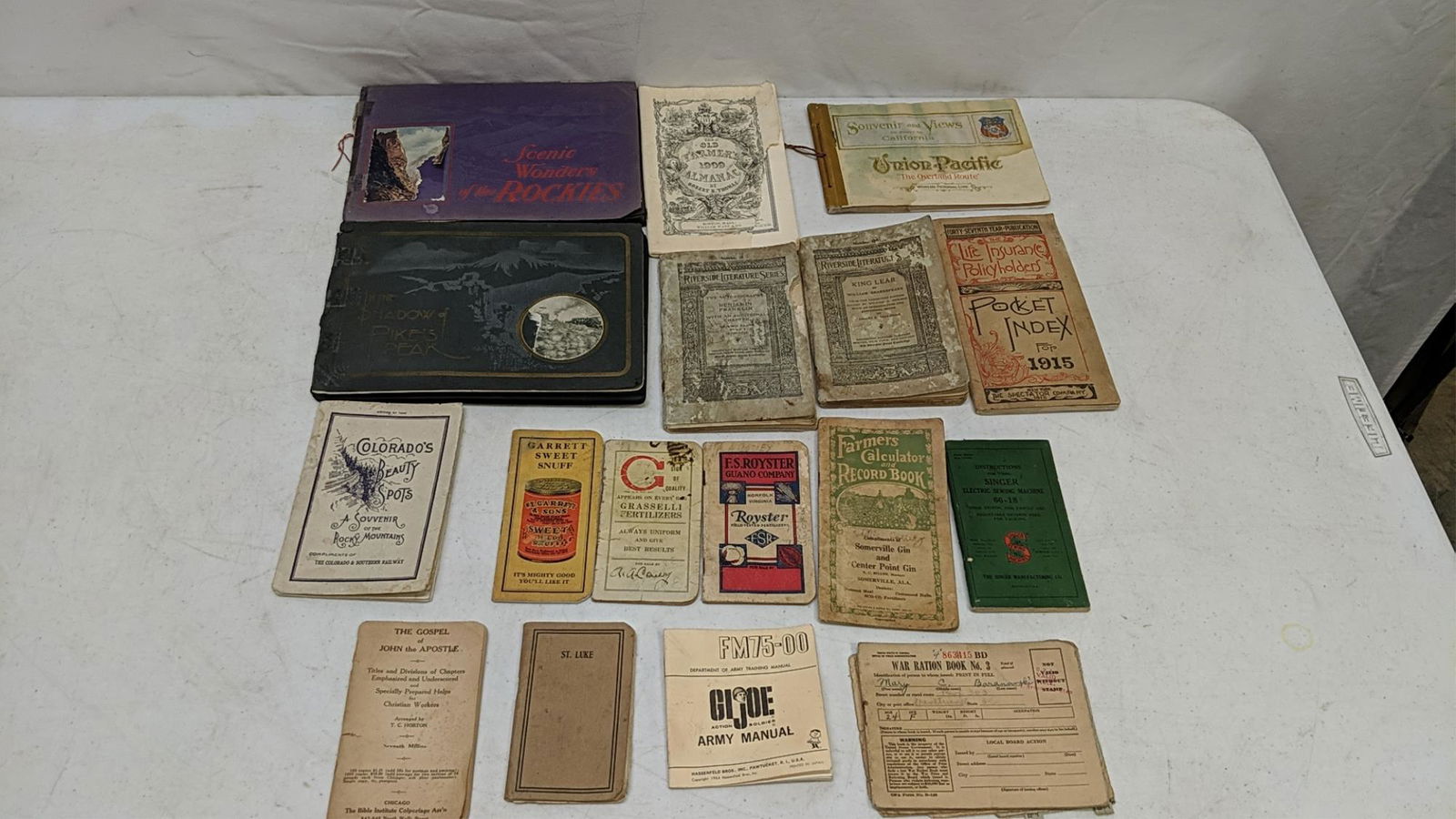 Lot of vintage paper goods from mid 1800s to 1900s (1 of 3)