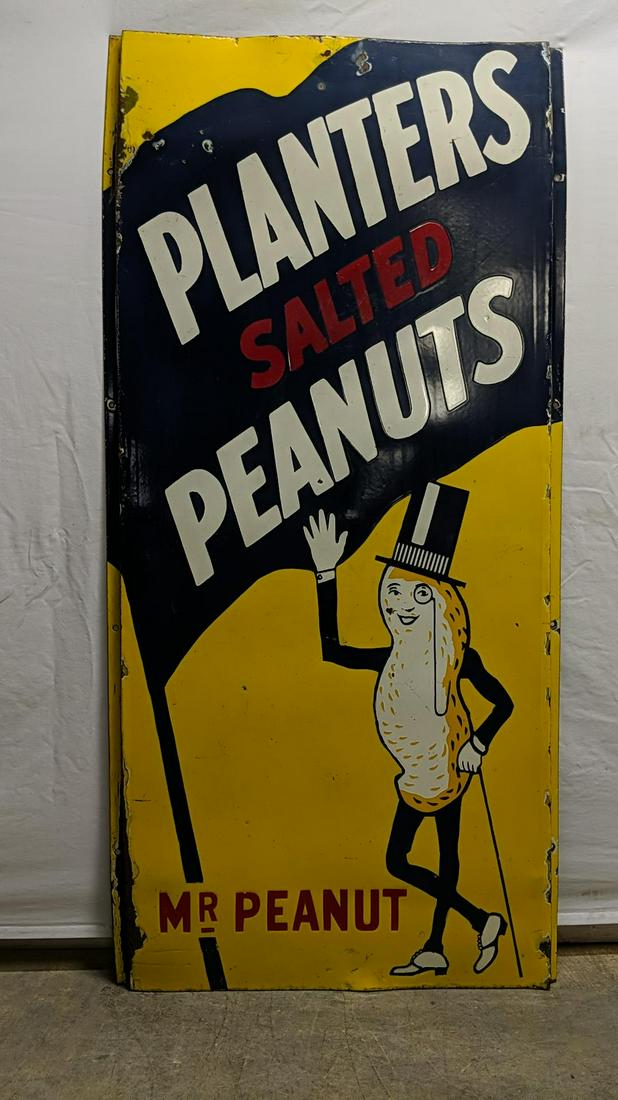 Lg. Planters Peanut porcelain sign (1 of 6)