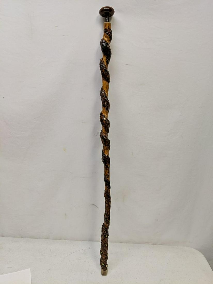 Twisted Wood Walking Stick (1 of 4)