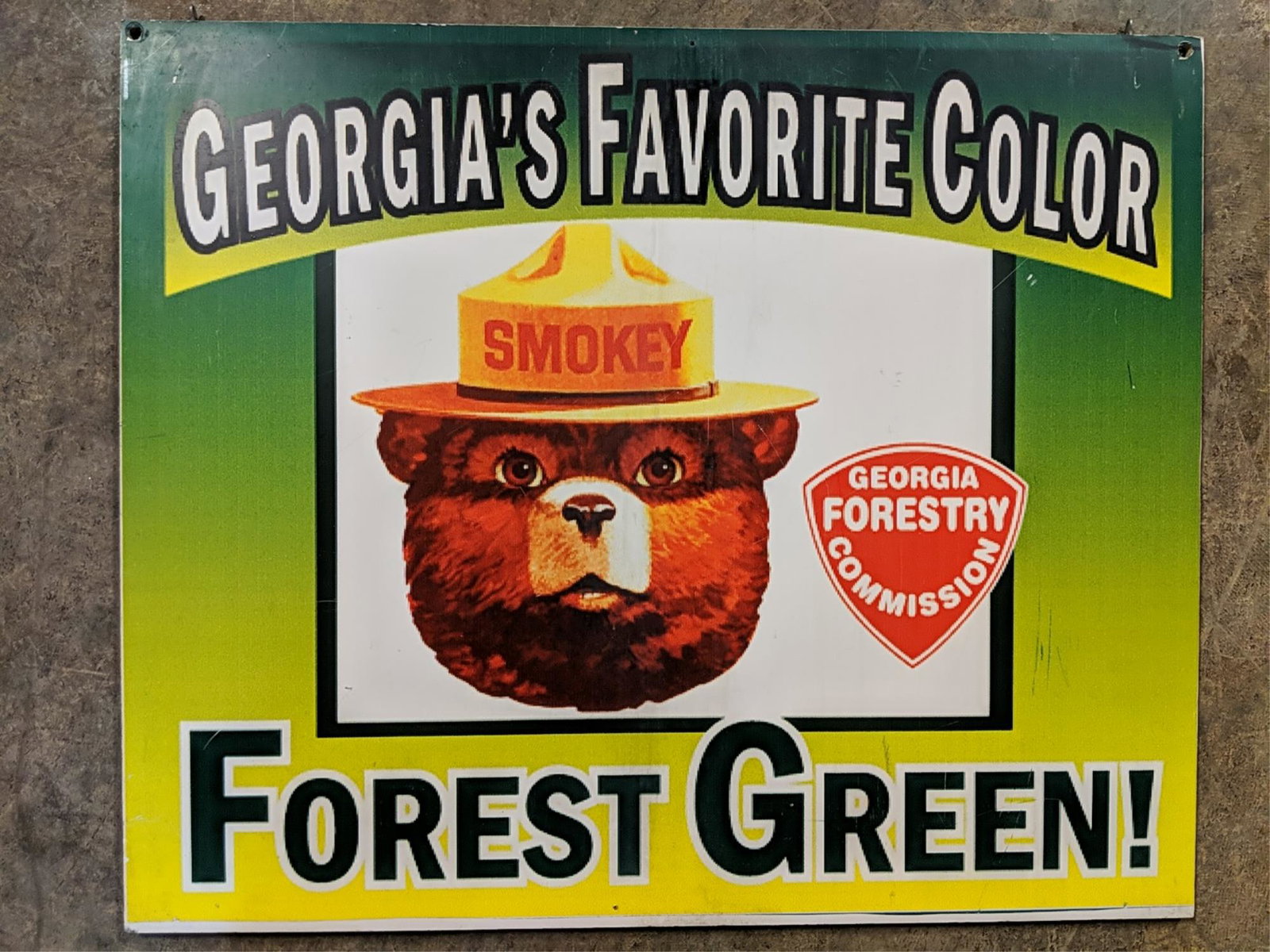 Georgia Forestry Sign double sided (1 of 2)