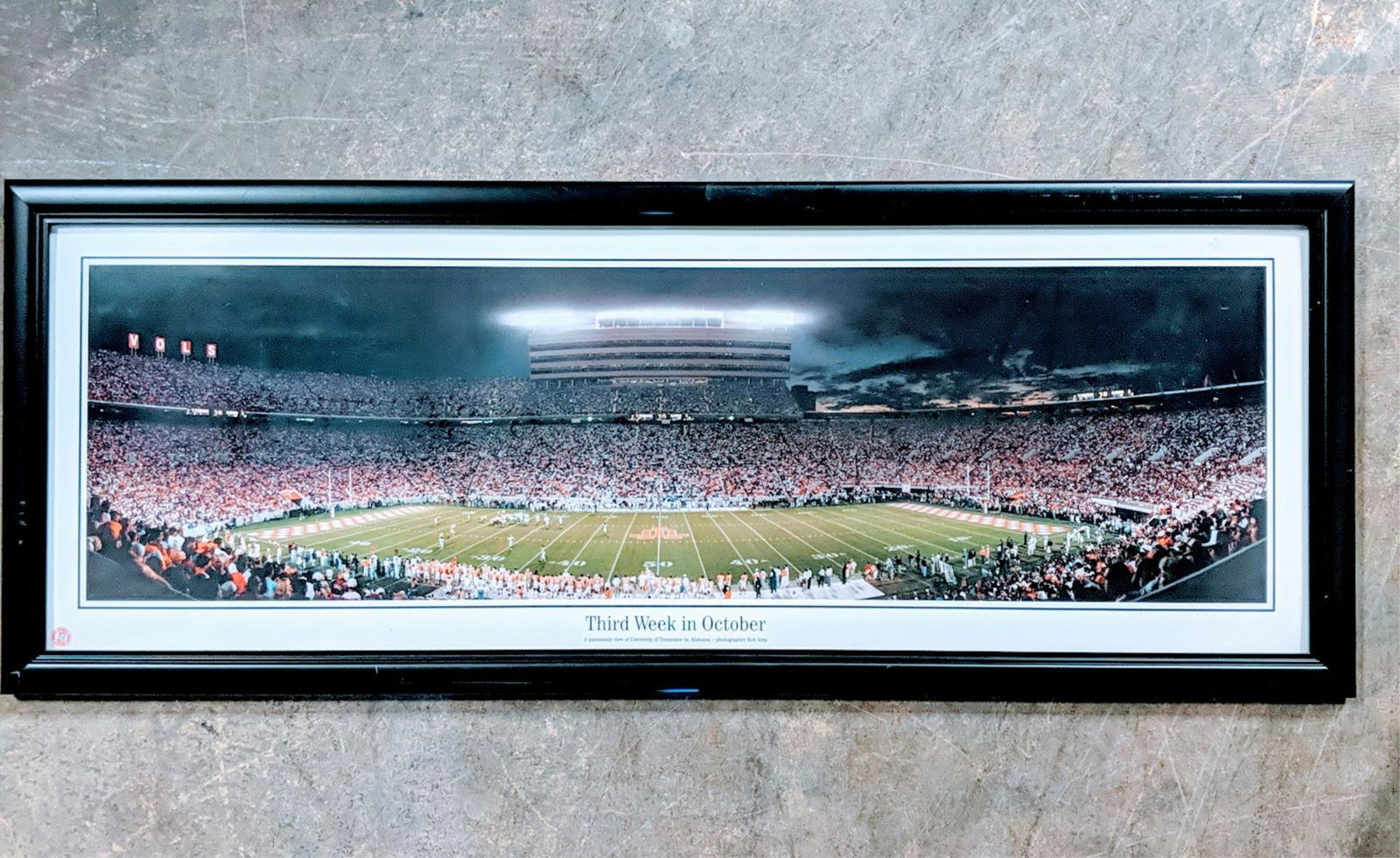 Framed print "3rd week in October" at Vols Stadium (1 of 4)