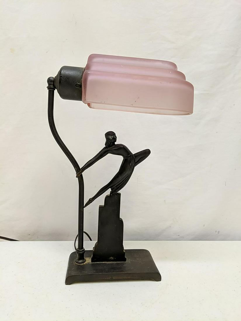 Art Deco Bronze lamp (1 of 3)