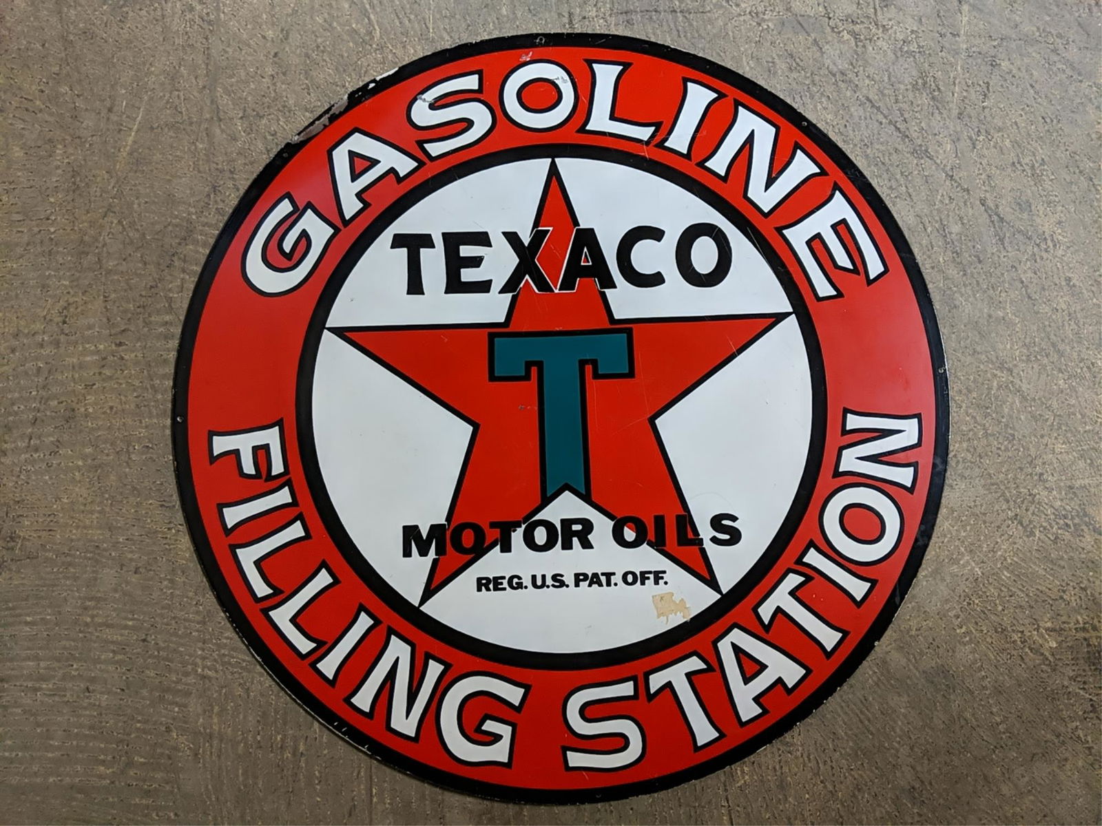 1994 heavy metal Texaco sign (1 of 2)