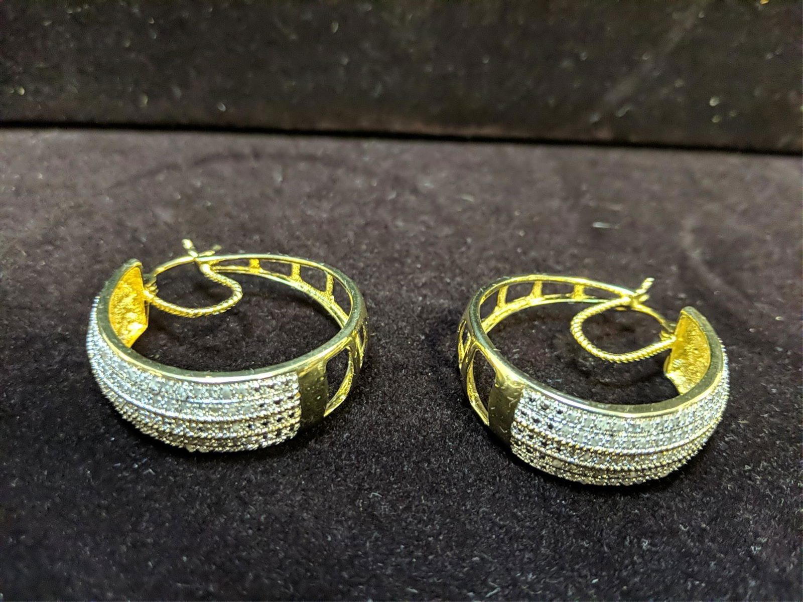 large hoop diamond earrings (1 of 1)