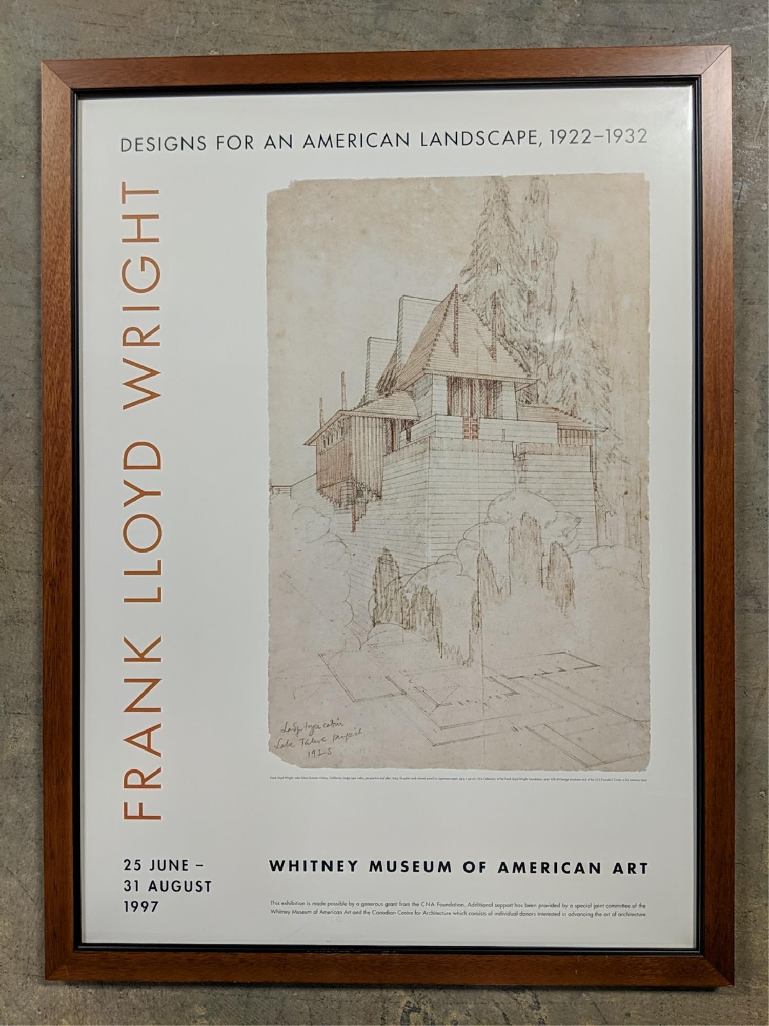 Frank Lloyd Wright Poster - Whitney Museum (1 of 4)