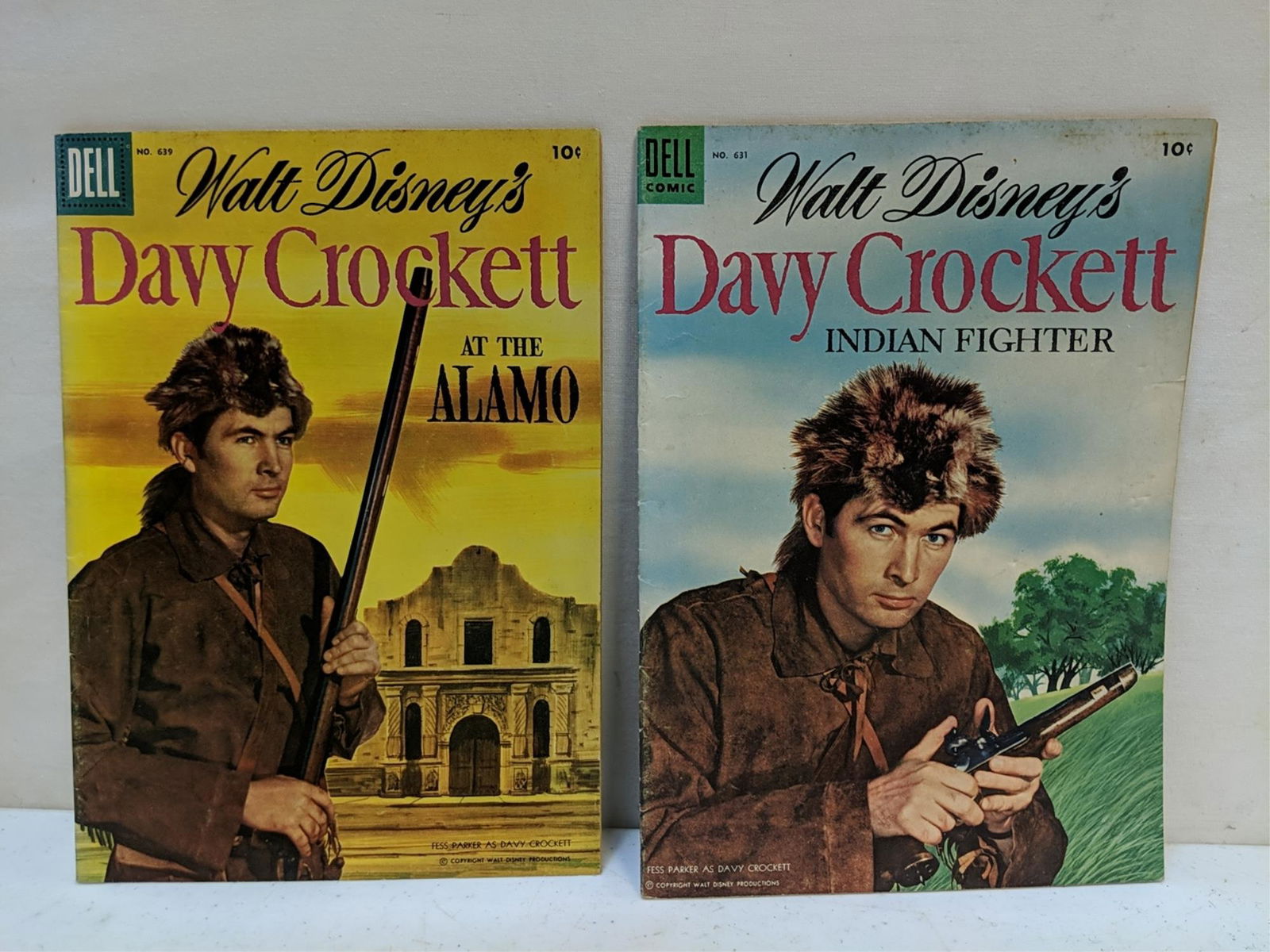 1955 Vol 1 #631 & 1955 Vol 1 #639 Davy Crocket (1 of 2)