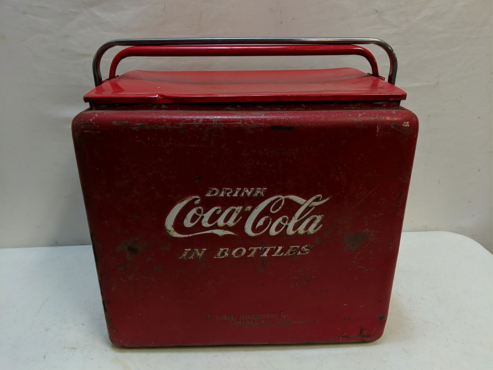 Vintage Coca Cola Picnic cooler (1 of 3)